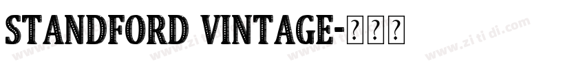 Standford Vintage字体转换